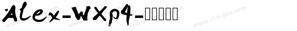 Alex-WXp4字体转换