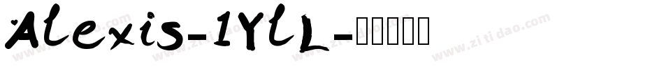 Alexis-1YlL字体转换
