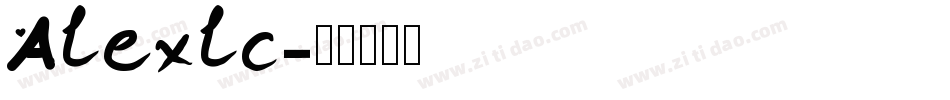 Alexlc字体转换