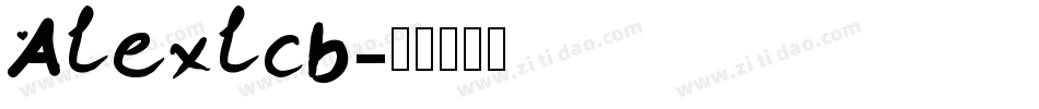 Alexlcb字体转换