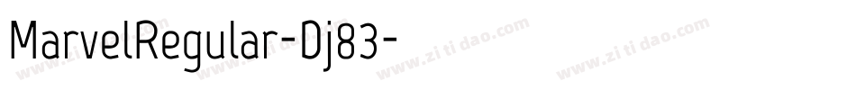 MarvelRegular-Dj83字体转换