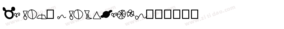 Alien_Hieroglyph字体转换