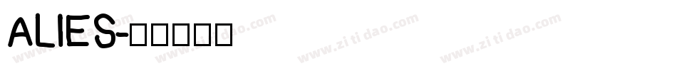 ALIES字体转换