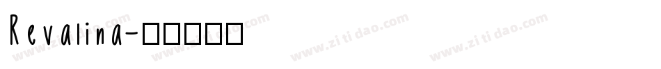 Revalina字体转换