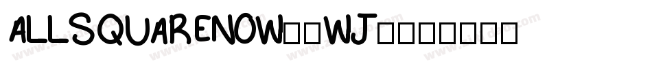 AllSquareNow-8WJ0字体转换