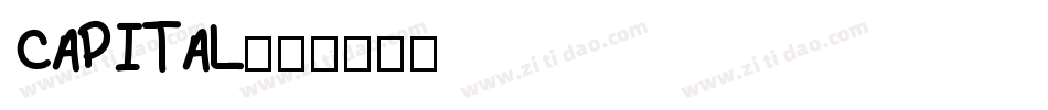 Capital字体转换