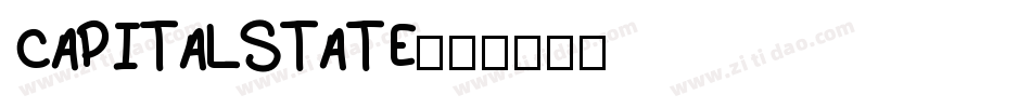 CapitalState字体转换