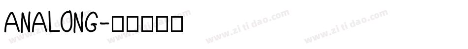 ANALONG字体转换