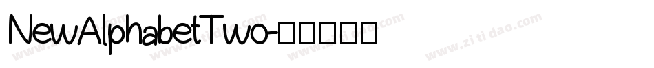 NewAlphabetTwo字体转换