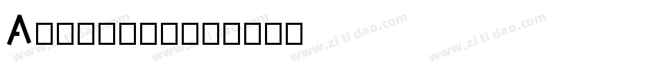 Alphabet字体转换
