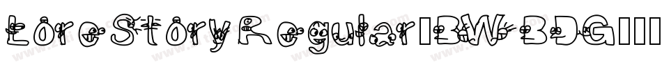 LoreStoryRegular-BWBDG字体转换
