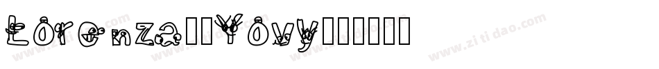 Lorenza-9Yovy字体转换