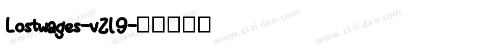Lostwages-vZl9字体转换