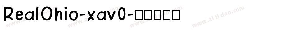RealOhio-xav0字体转换