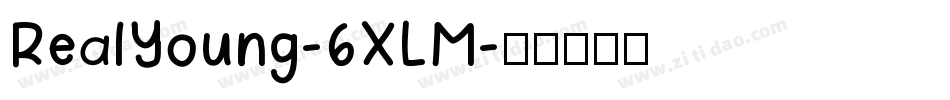 RealYoung-6XLM字体转换