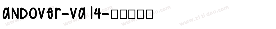 Andover-vA14字体转换
