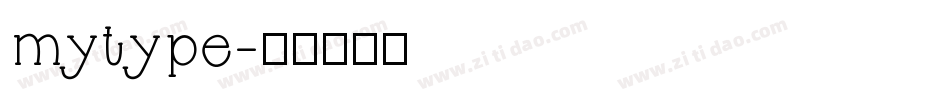 mytype字体转换