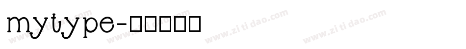 mytype字体转换