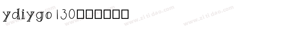 ydiygo130字体转换