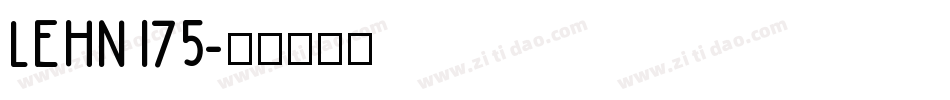 LEHN175字体转换