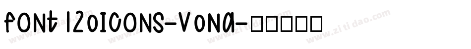 Font120Icons-v0nA字体转换