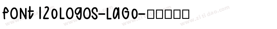 Font120Logos-laG0字体转换