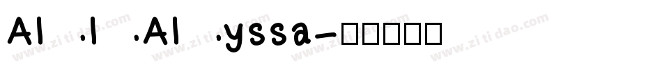 AllAlyssa字体转换
