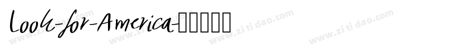 Look-for-America字体转换