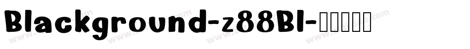 Blackground-z88Bl字体转换