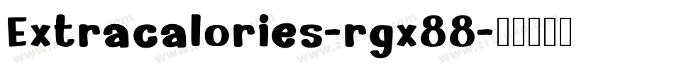 Extracalories-rgx88字体转换