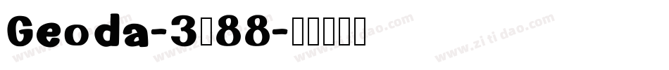 Geoda-3V88字体转换