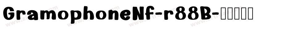 GramophoneNf-r88B字体转换