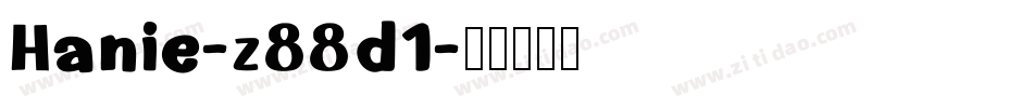 Hanie-z88d1字体转换