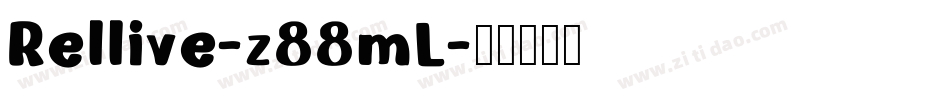 Rellive-z88mL字体转换
