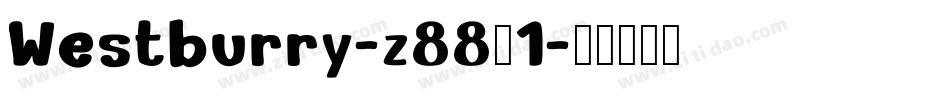 Westburry-z88V1字体转换