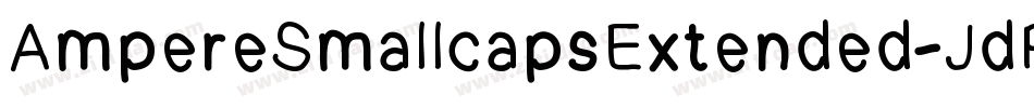 AmpereSmallcapsExtended-JdP7字体转换