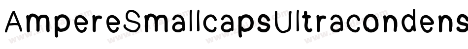 AmpereSmallcapsUltracondensedItalic-n9qR字体转换