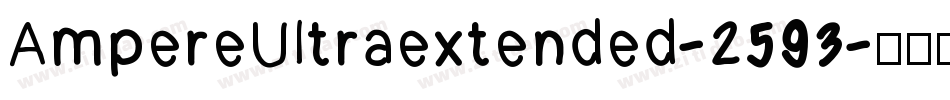 AmpereUltraextended-2593字体转换