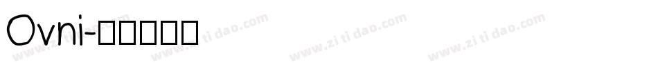 Ovni字体转换