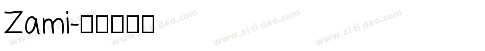Zami字体转换
