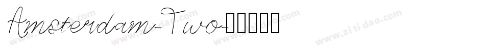 Amsterdam-Two字体转换
