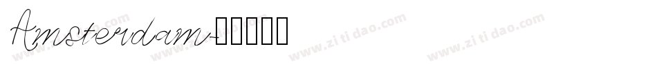 Amsterdam字体转换