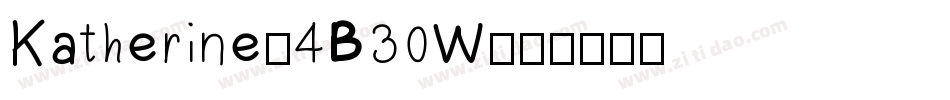 Katherine-4B30W字体转换