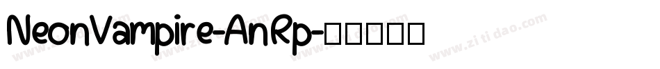 NeonVampire-AnRp字体转换