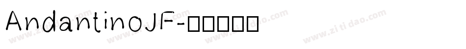 AndantinoJF字体转换