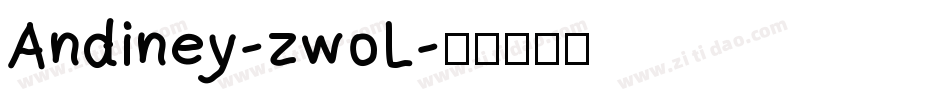 Andiney-zwoL字体转换