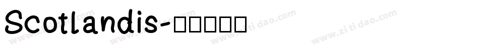 Scotlandis字体转换