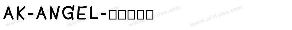 AK-ANGEL字体转换