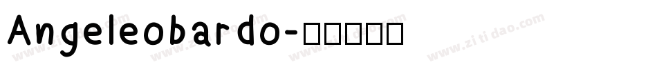 Angeleobardo字体转换