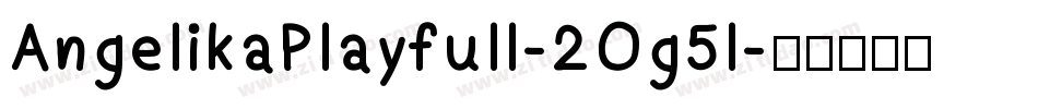 AngelikaPlayfull-2Og5l字体转换